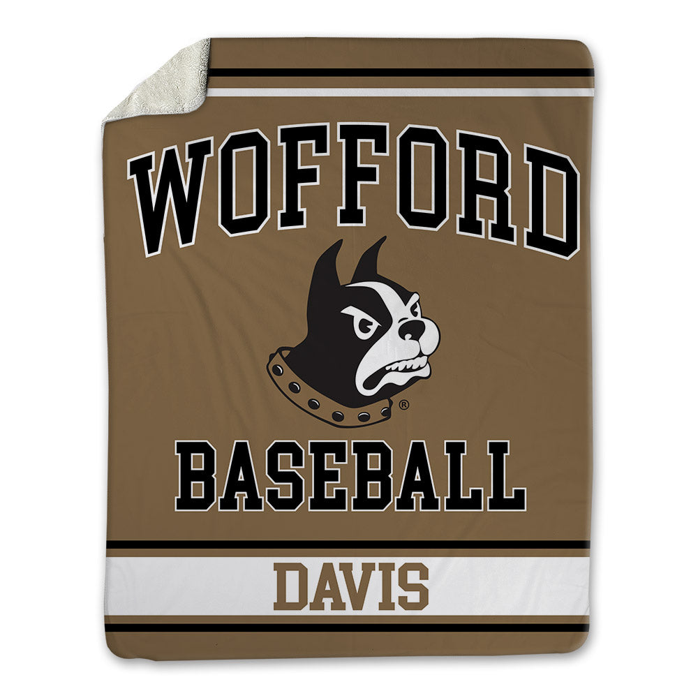 Wofford - NCAA Baseball : Champ Davis - Blanket-0