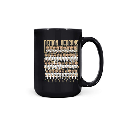 Wake Forest - NCAA Baseball : - Team Caricature Coffee Mug-0
