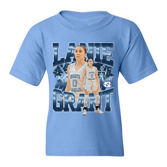 UNC - NCAA Women's Basketball : Lanie Grant - Youth T-Shirt-0
