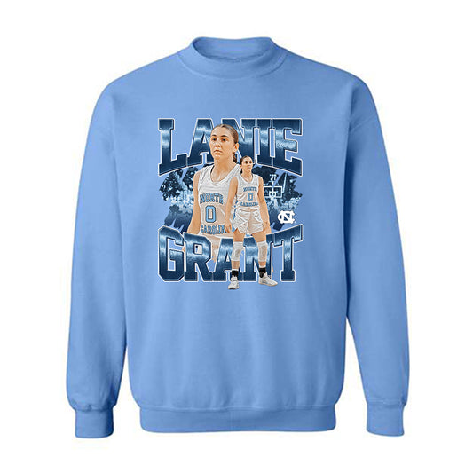 UNC - NCAA Women's Basketball : Lanie Grant - Crewneck Sweatshirt-0