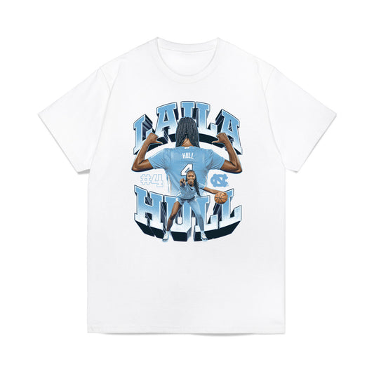 UNC - NCAA Women's Basketball : Laila Hull - Collage Premium T-Shirt-0