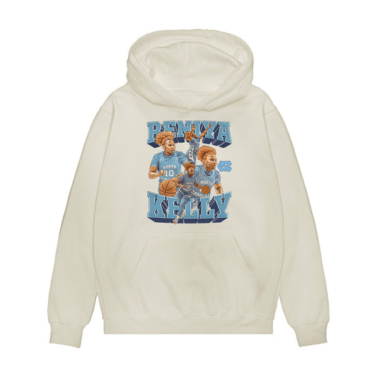 UNC - NCAA Women's Basketball : Reniya Kelly - Premium Hooded Sweatshirt-0