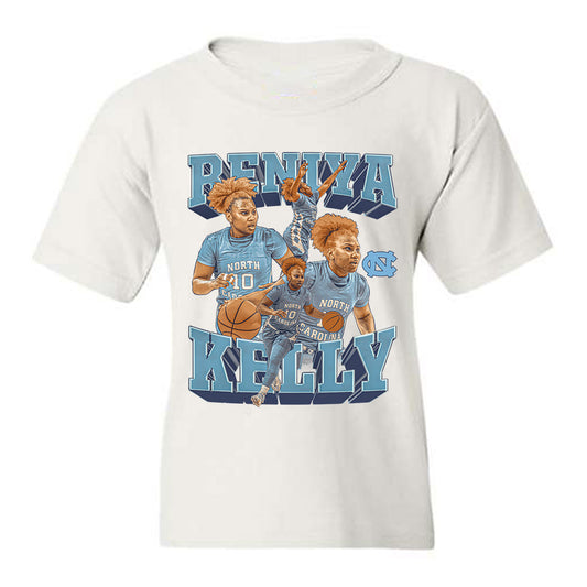 UNC - NCAA Women's Basketball : Reniya Kelly - Youth T-Shirt-0