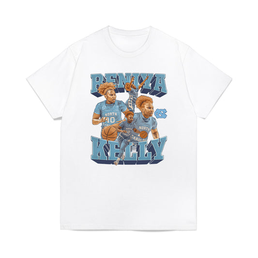 UNC - NCAA Women's Basketball : Reniya Kelly - Premium T-Shirt-0