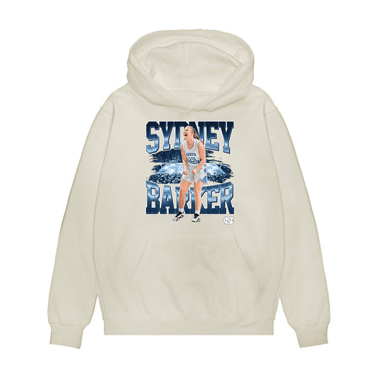 UNC - NCAA Women's Basketball : Sydney Barker - Collage Premium Hooded Sweatshirt-0