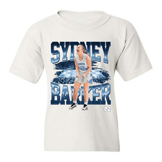 UNC - NCAA Women's Basketball : Sydney Barker - Collage Youth T-Shirt-0
