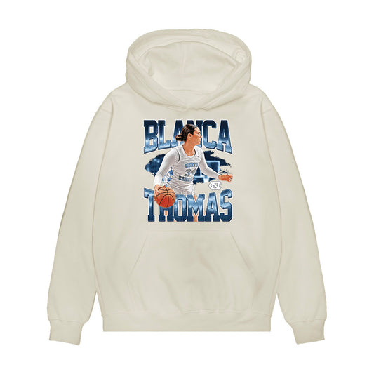 UNC - NCAA Women's Basketball : Blanca Thomas - Premium Hooded Sweatshirt-0