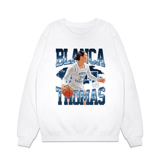 UNC - NCAA Women's Basketball : Blanca Thomas - Premium Crewneck Sweatshirt-0