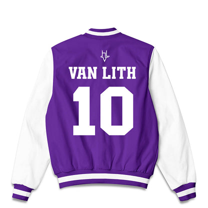 TCU - NCAA Women's Basketball : Hailey Van Lith - Bomber Jacket-1