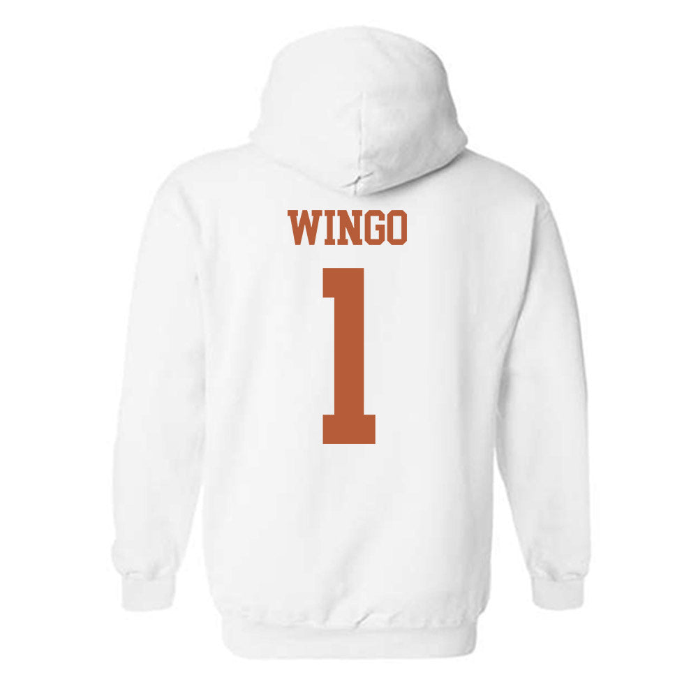 Texas - NCAA Football : Ryan Wingo - Classic Shersey Hooded Sweatshirt-1