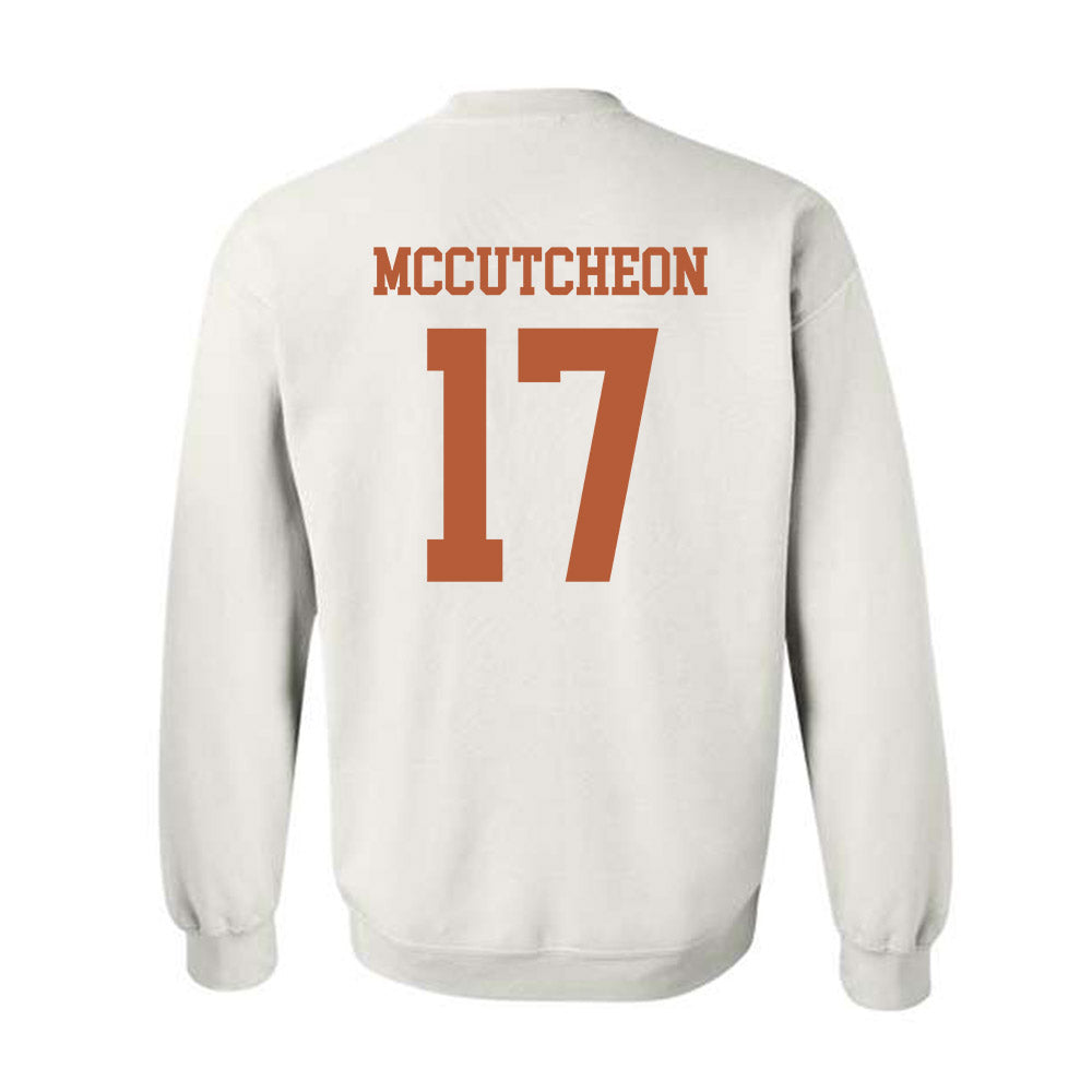 Texas - NCAA Football : Daylan Mccutcheon - Classic Shersey Crewneck Sweatshirt-1