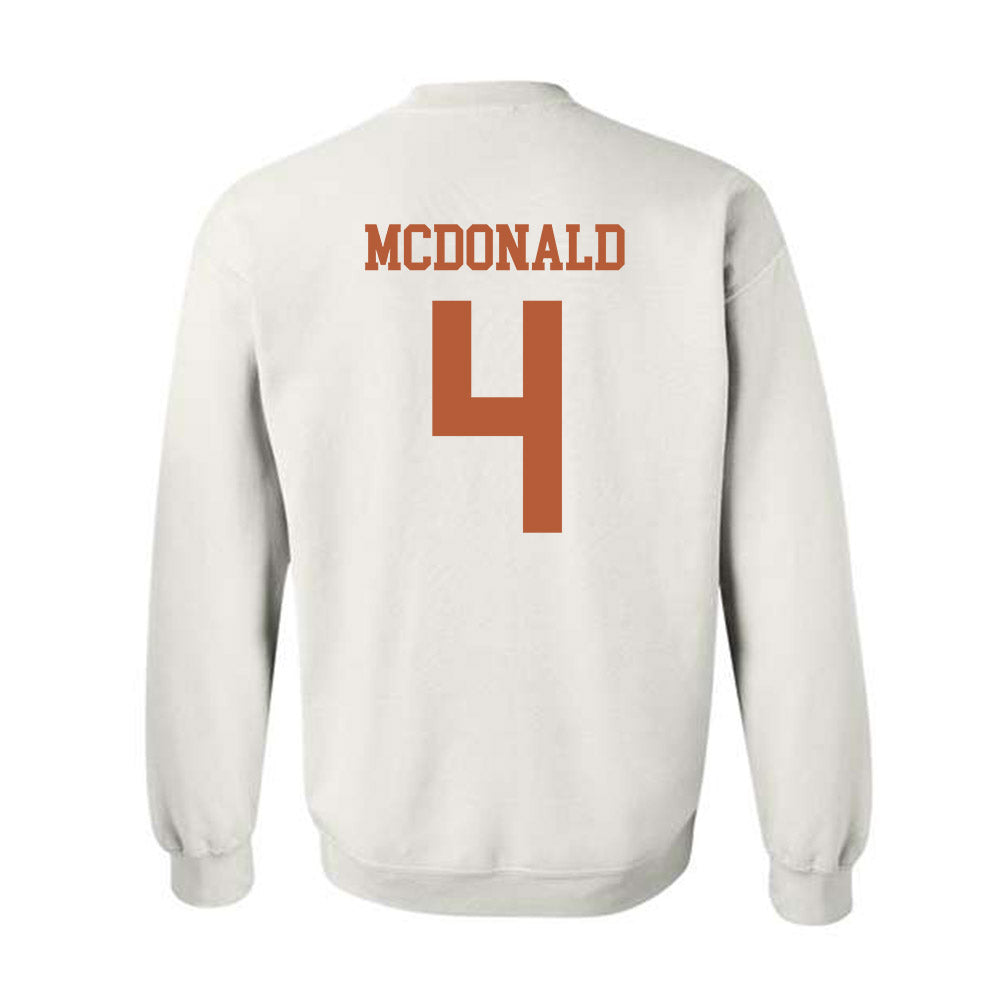 Texas - NCAA Football : Jelani McDonald - Classic Shersey Crewneck Sweatshirt-1