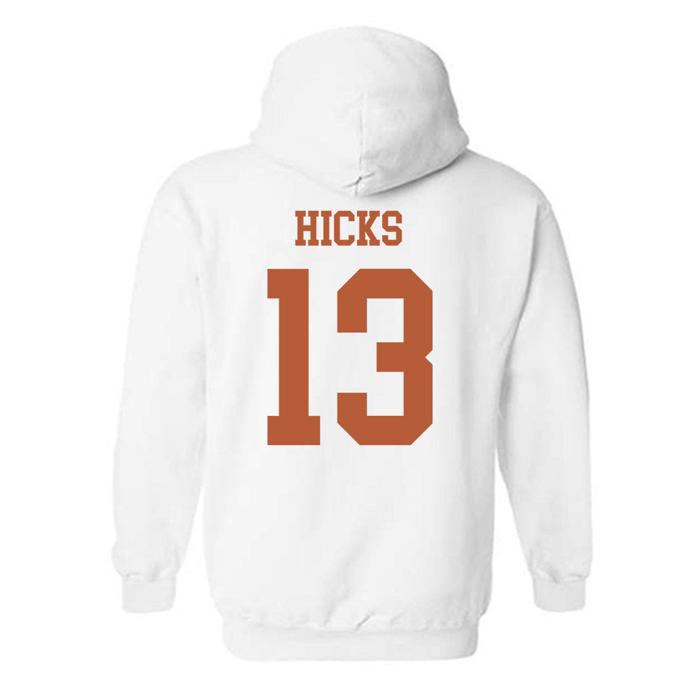 Texas - NCAA Football : Zelus Hicks - Classic Shersey Hooded Sweatshirt-1