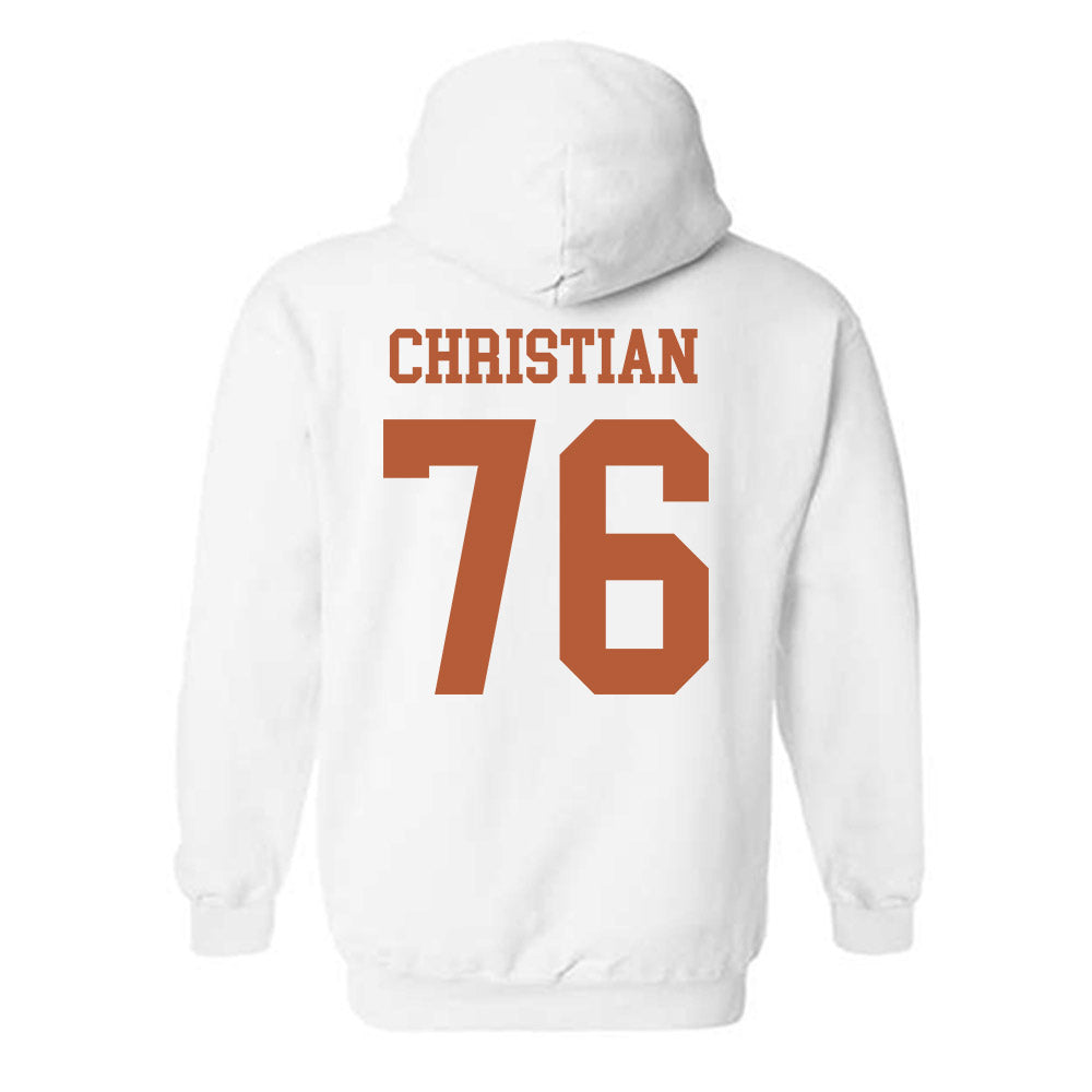 Texas - NCAA Football : Jackson Christian - Classic Shersey Hooded Sweatshirt-1