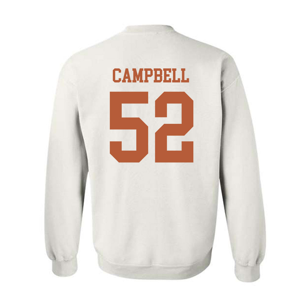 Texas - NCAA Football : Dj Campbell - Classic Shersey Crewneck Sweatshirt-1
