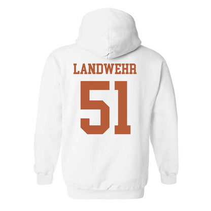 Texas - NCAA Football : Marshall Landwehr - Classic Shersey Hooded Sweatshirt-1