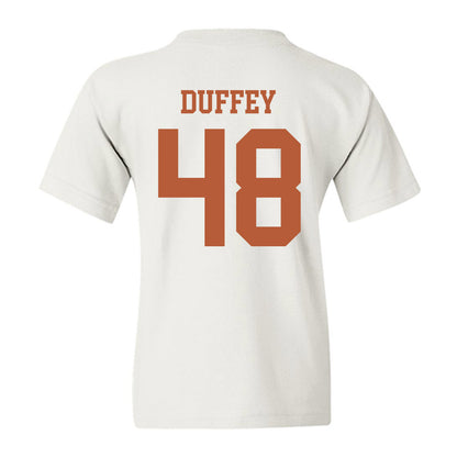 Texas - NCAA Football : Jackson Duffey - Classic Shersey Youth T-Shirt-1