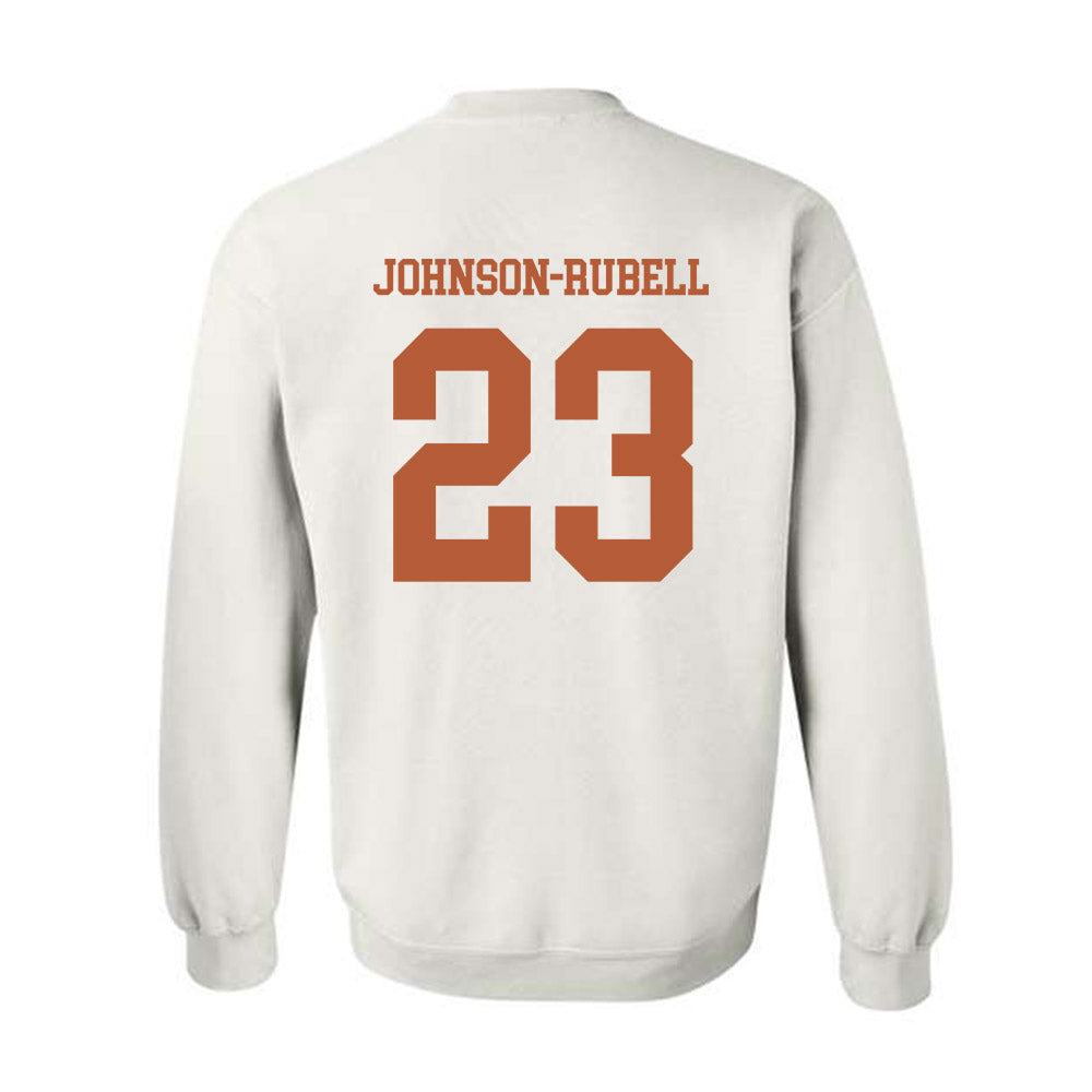 Texas - NCAA Football : Jordon Johnson-Rubell - Classic Shersey Crewneck Sweatshirt-1