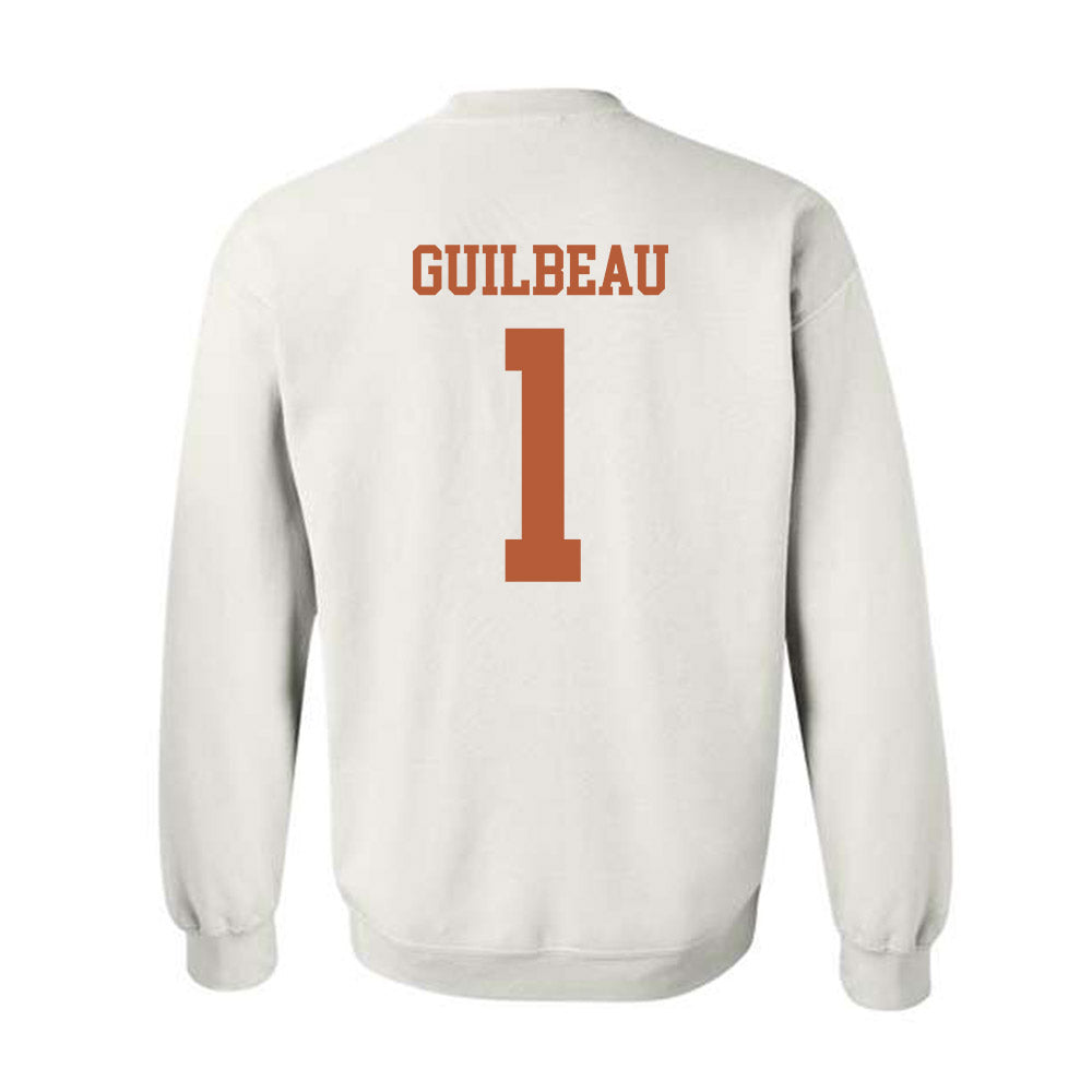 Texas - NCAA Football : Jaylon Guilbeau - Classic Shersey Crewneck Sweatshirt-1