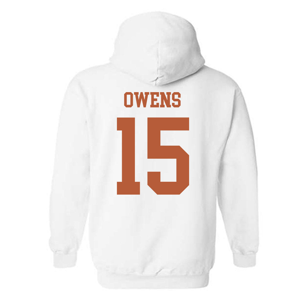 Texas - NCAA Football : Trey Owens - Classic Shersey Hooded Sweatshirt-1