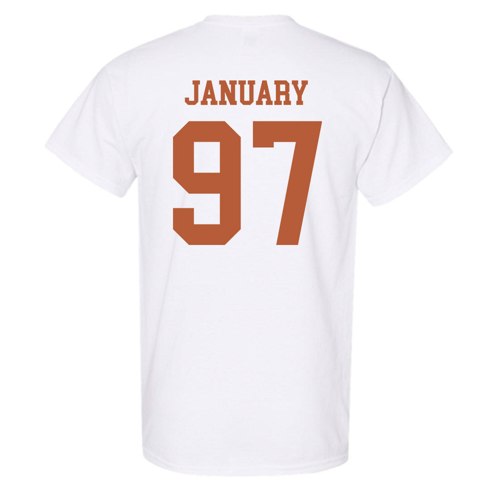 Texas - NCAA Football : Alex January - Classic Shersey T-Shirt-1