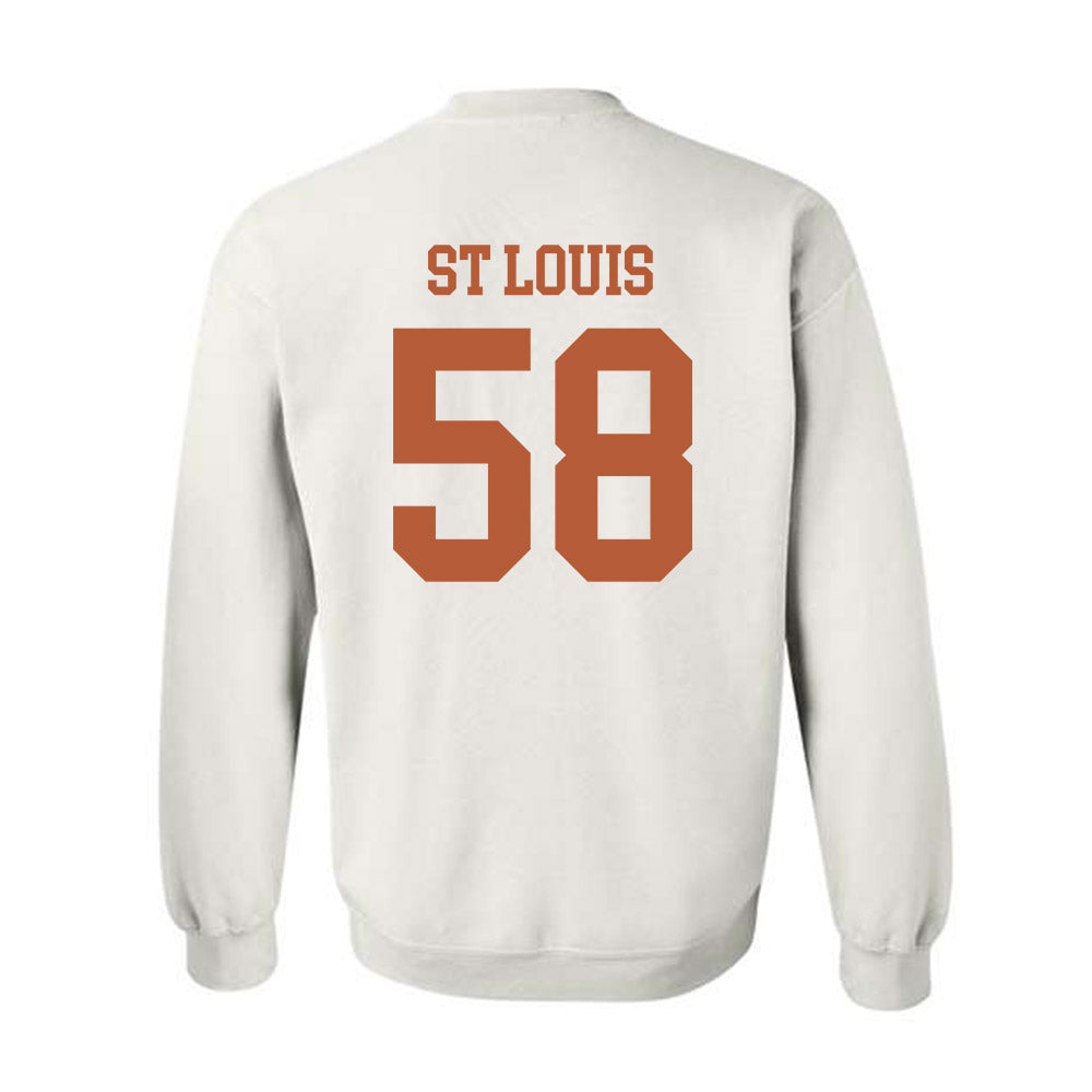 Texas - NCAA Football : Lance St Louis - Classic Shersey Crewneck Sweatshirt-1