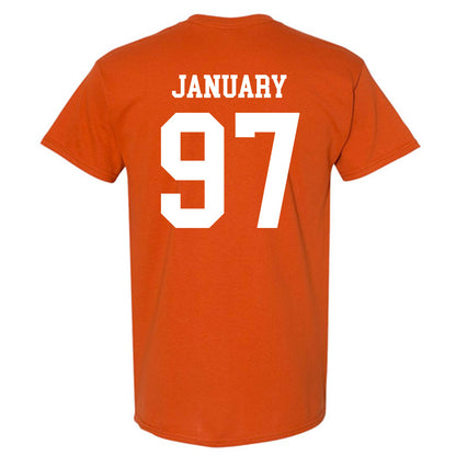 Texas - NCAA Football : Alex January - Classic Shersey T-Shirt-1
