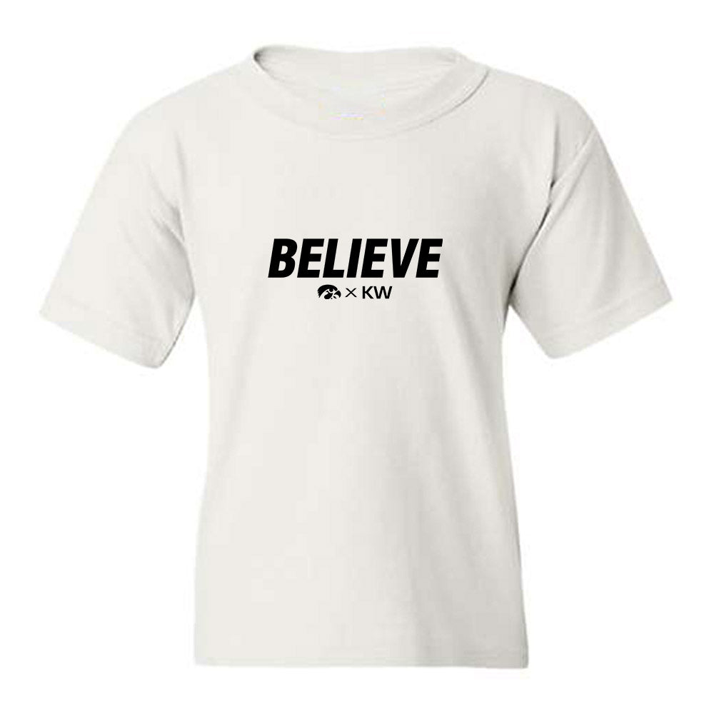 Iowa - NCAA Men's Track & Field : Kalen Walker - Believe Youth T-Shirt-0