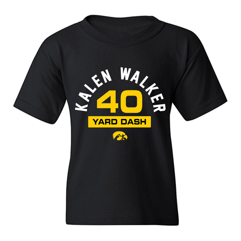 Iowa - NCAA Men's Track & Field : Kalen Walker - Classic Shersey Youth T-Shirt-0