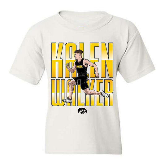 Iowa - NCAA Men's Track & Field : Kalen Walker - Youth T-Shirt-0