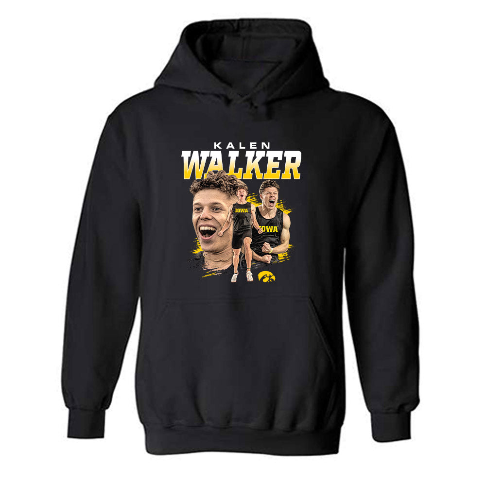 Iowa - NCAA Men's Track & Field : Kalen Walker - Hooded Sweatshirt-0