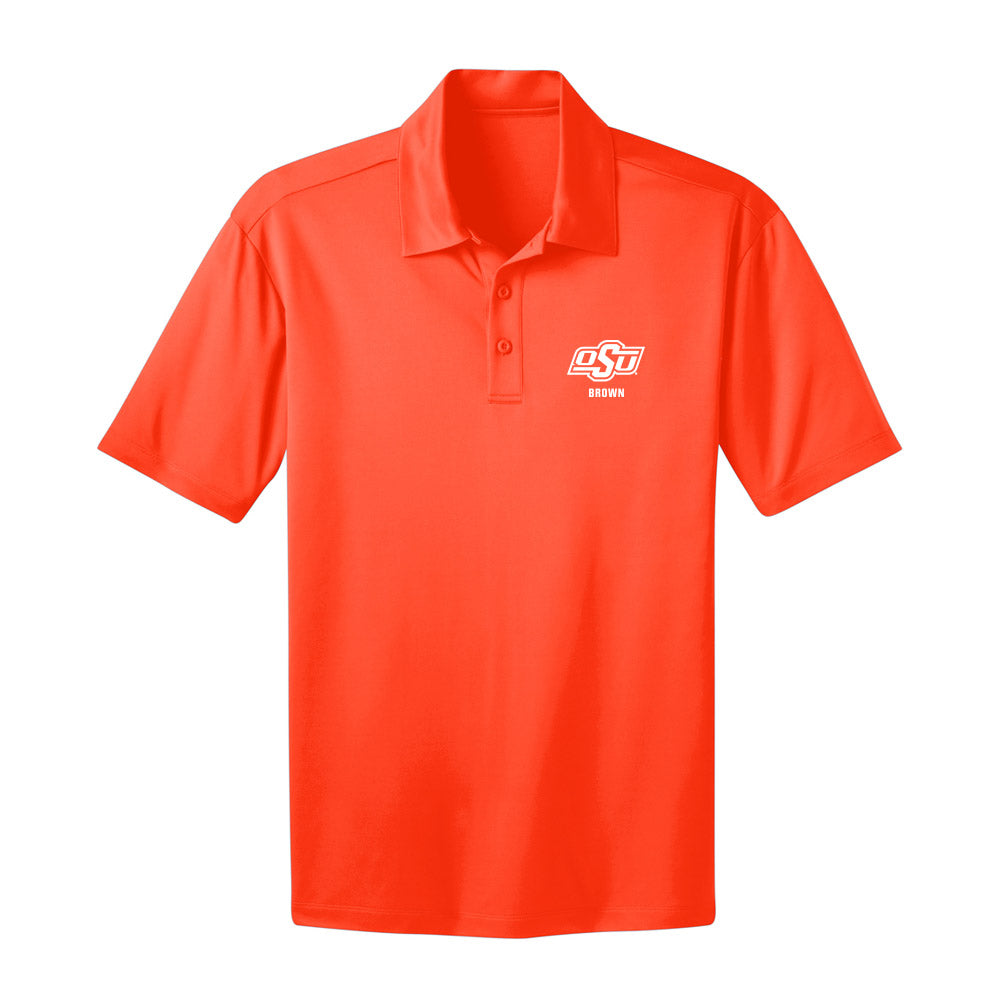 Oklahoma State - NCAA Football : Gabe Brown - Activewear Polo Shirt-0