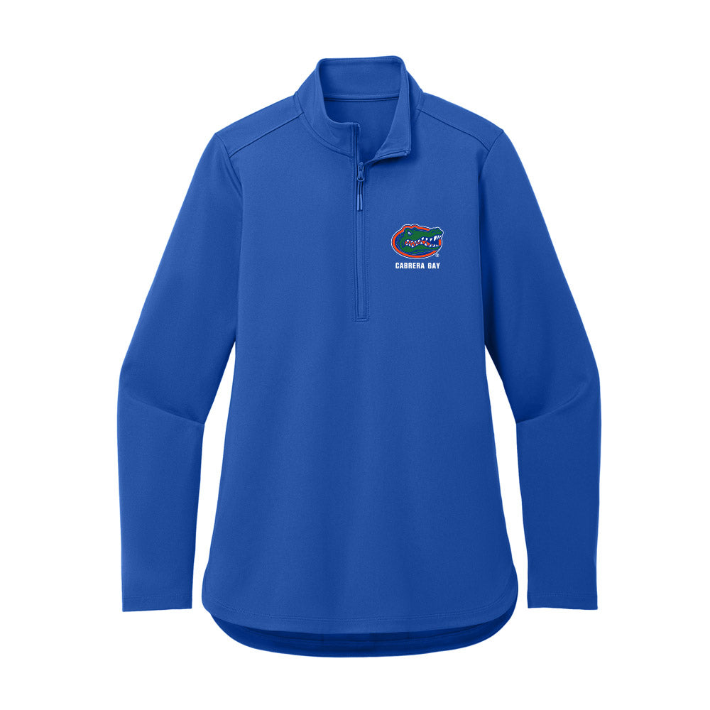 Florida - NCAA Men's Track & Field : Leikel Cabrera Gay - Women's Premium Quarter Zip Jacket-0