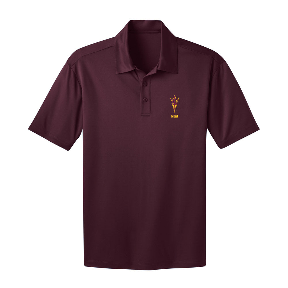 Arizona State - NCAA Women's Volleyball : Jillian Neal - Activewear Polo Shirt-0