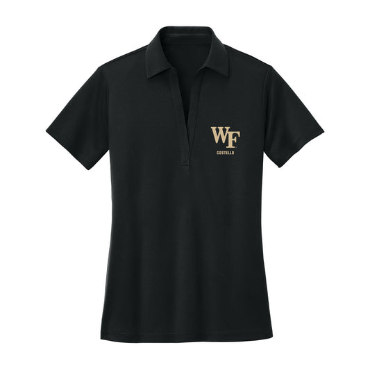 Wake Forest - NCAA Baseball : Luke Costello - Women's Activewear Polo Shirt-0