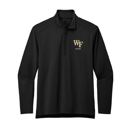 Wake Forest - NCAA Baseball : Luke Billings - Premium Quarter Zip Jacket-0