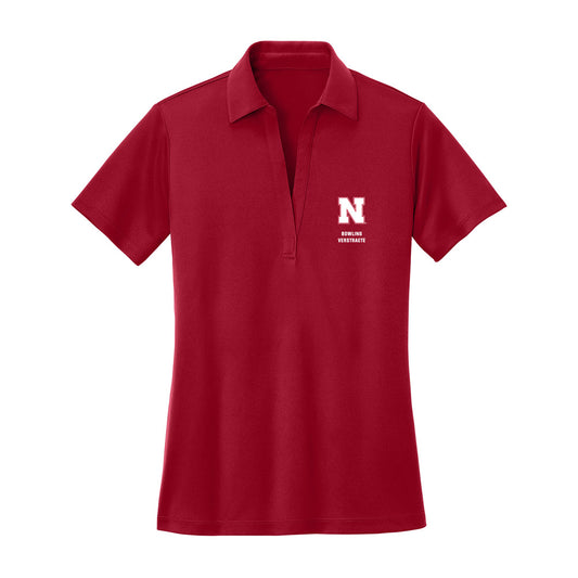 Nebraska - NCAA Women's Bowling : Kayla Verstraete - Women's Activewear Polo Shirt-0