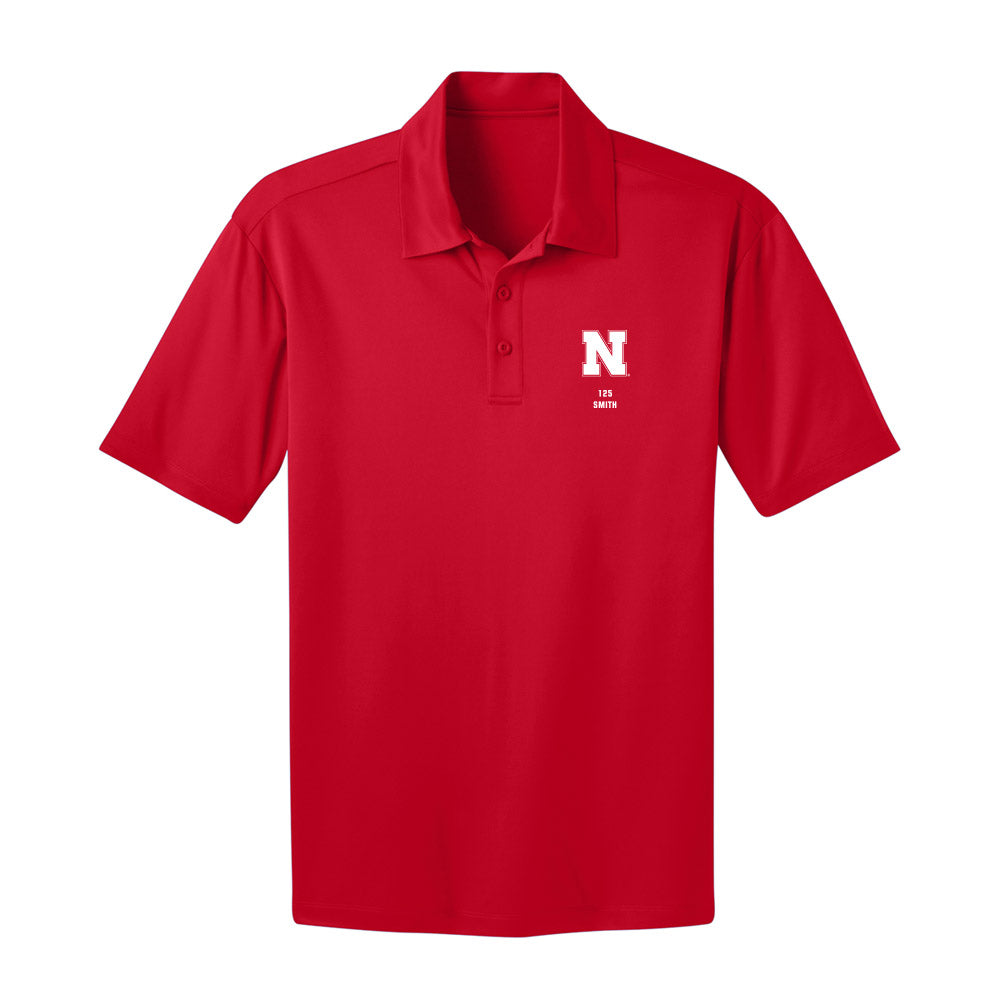 Nebraska - NCAA Wrestling : Caleb Smith - Activewear Polo Shirt-0