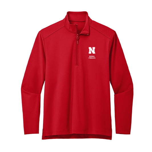 Nebraska - NCAA Baseball : Colin Cymbalista - Premium Quarter Zip Jacket-0