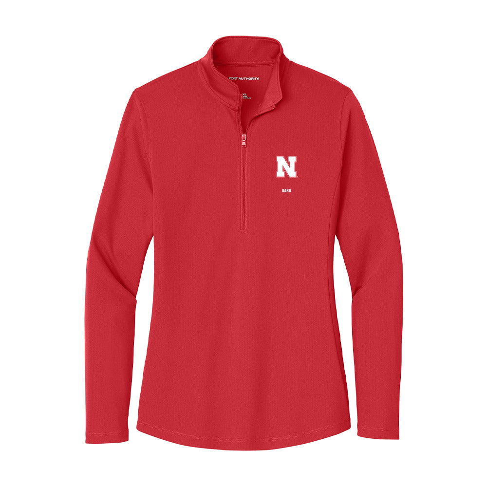 Nebraska - NCAA Women's Gymnastics : Allie Gard - Women's Lightweight Quarter Zip Jacket-0
