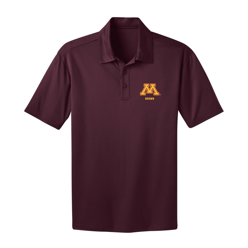 Minnesota - NCAA Men's Track & Field : Spencer Brown - Activewear Polo Shirt-0