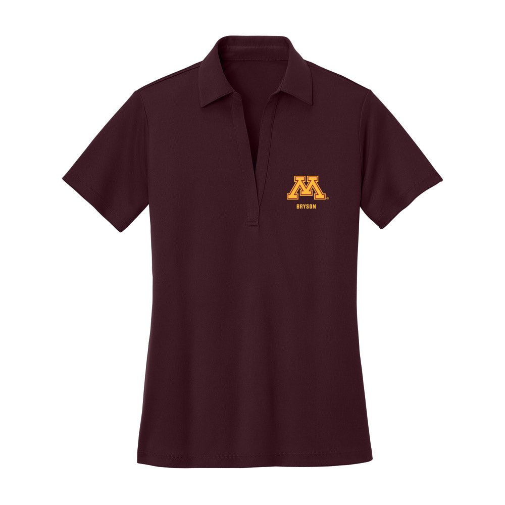 Minnesota - NCAA Football : Coleman Bryson - Women's Activewear Polo Shirt-0