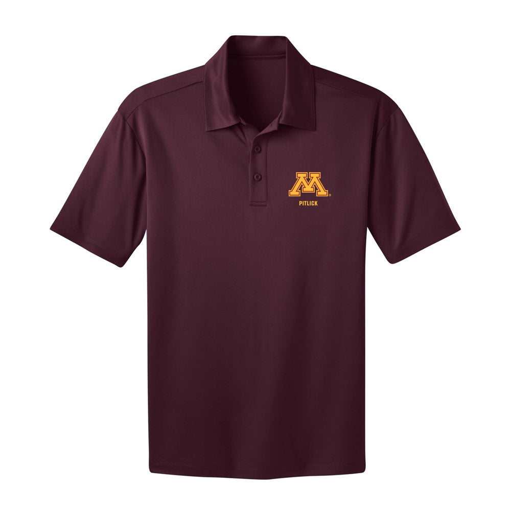 Minnesota - NCAA Men's Ice Hockey : Rhett Pitlick - Activewear Polo Shirt-0