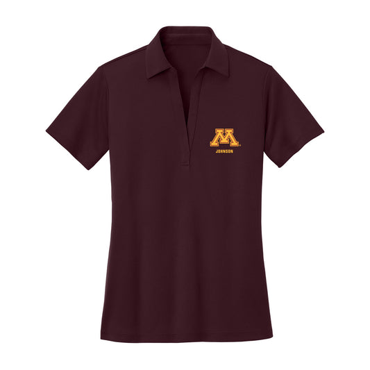 Minnesota - NCAA Wrestling : Dawson Johnson - Women's Activewear Polo Shirt-0