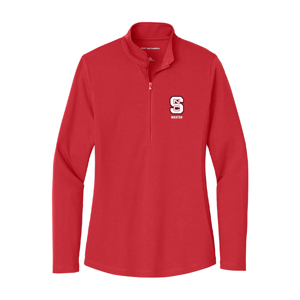 NC State - NCAA Football : Jackson Mastor - Women's Lightweight Quarter Zip Jacket-0