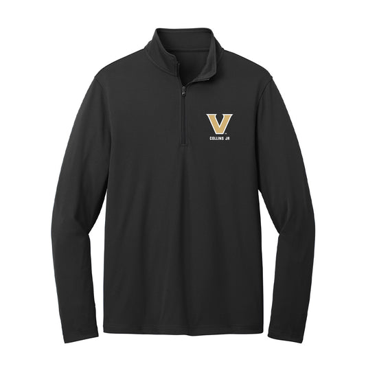 Vanderbilt - NCAA Men's Basketball : Mj Collins jr - Lightweight Quarter Zip Jacket-0