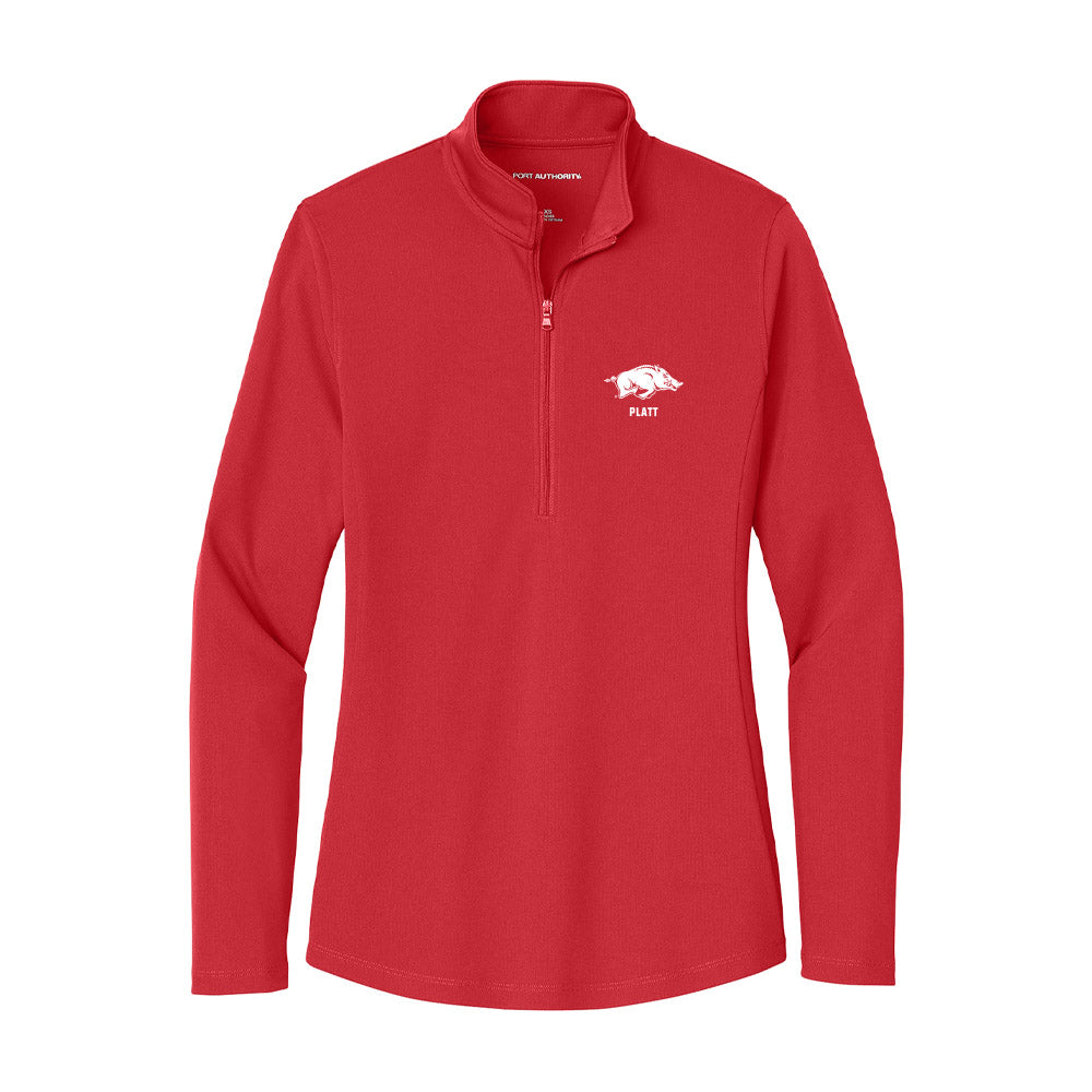 Arkansas - NCAA Football : Jaden Platt - Women's Lightweight Quarter Zip Jacket-0
