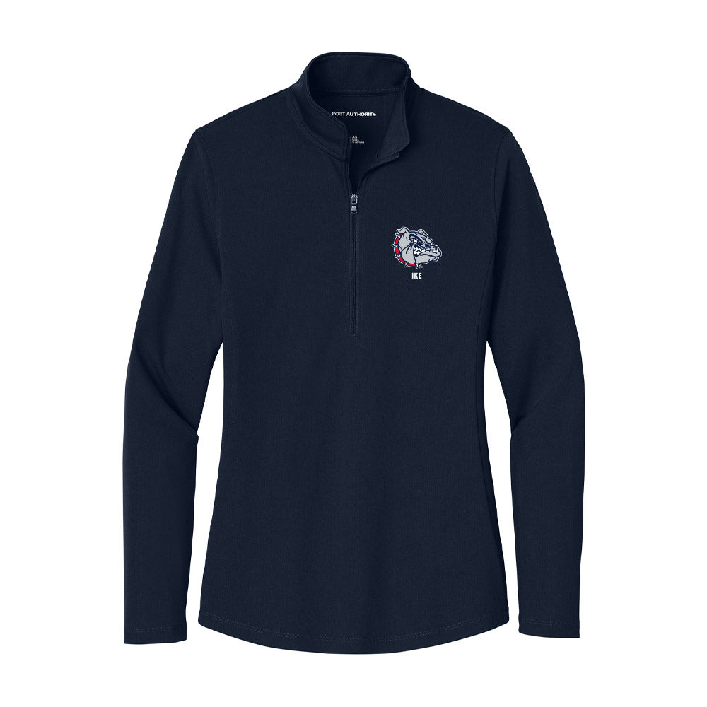 Gonzaga - NCAA Men's Basketball : Graham Ike - Women's Lightweight Quarter Zip Jacket-0