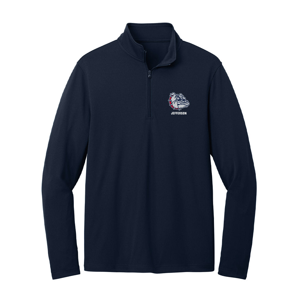 Gonzaga - NCAA Men's Basketball : Parker Jefferson - Lightweight Quarter Zip Jacket-0
