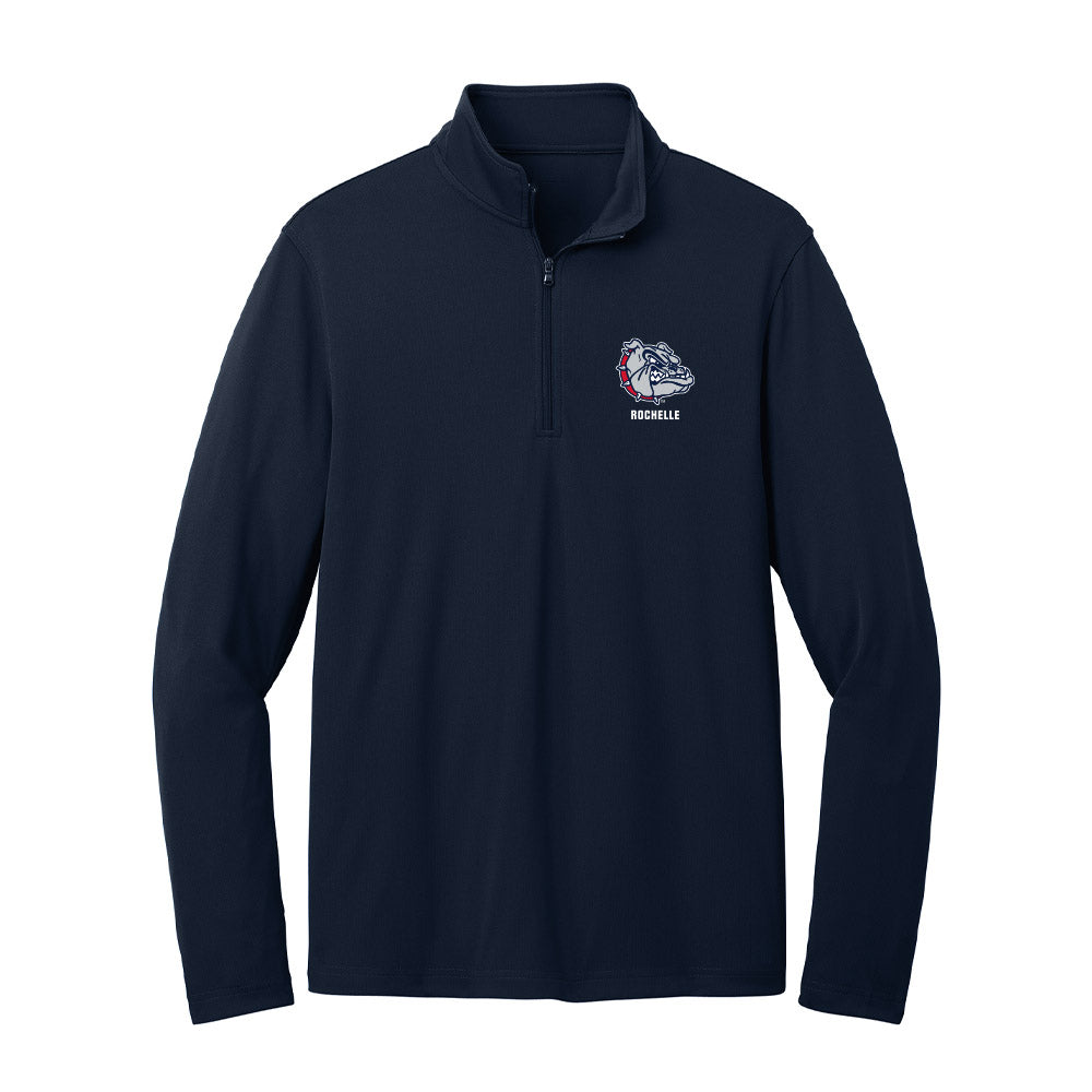 Gonzaga - NCAA Men's Soccer : Talan Rochelle - Lightweight Quarter Zip Jacket-0